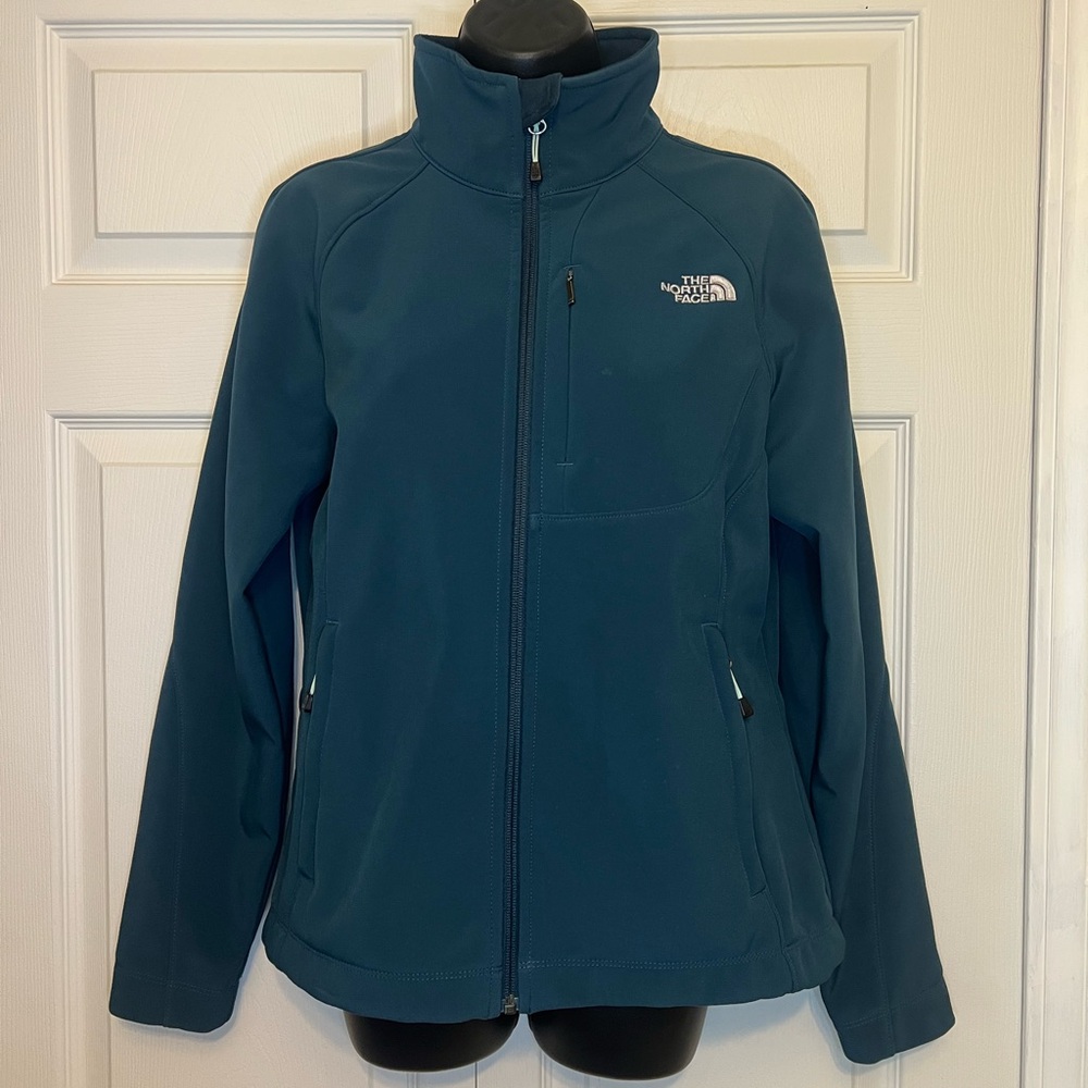 The North Face Full Zip Apex Bionic Jacket Teal Aqua Turquoise Size M